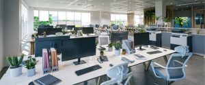 business office indoor view